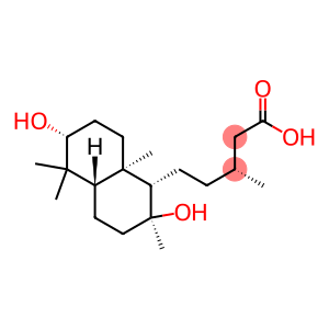 (1S,4aβ,βR)-Decahydro-2β,6α-dihydroxy-β,2,5,5,8aα-pentamethyl-1-naphthalenepentanoic acid