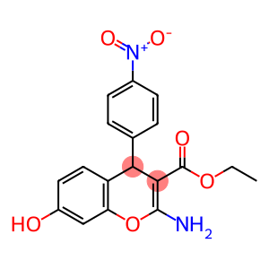 ethyl 2-amino-7-hydroxy-4-(4-nitrophenyl)-4H-chromene-3-carboxylate