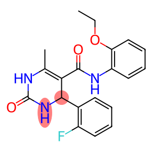 N-(2-ethoxyphenyl)-4-(2-fluorophenyl)-6-methyl-2-oxo-1,2,3,4-tetrahydropyrimidine-5-carboxamide