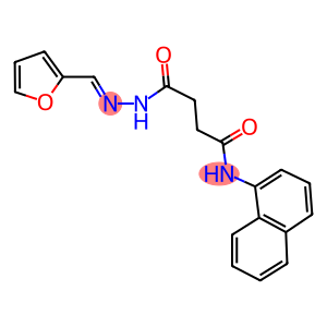 4-[2-(2-furylmethylene)hydrazino]-N-(1-naphthyl)-4-oxobutanamide