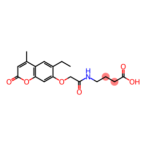 4-(2-((6-ethyl-4-methyl-2-oxo-2H-chromen-7-yl)oxy)acetamido)butanoic acid