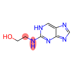 Ethanol,  2-(1H-purin-2-ylamino)-  (9CI)