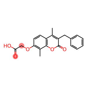 2-[[4,8-dimethyl-2-oxo-3-(phenylmethyl)-7-chromenyl]oxy]acetic acid