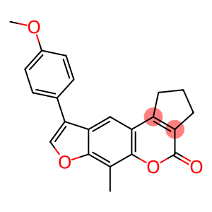 9-(4-methoxyphenyl)-6-methyl-2,3-dihydrocyclopenta[c]furo[3,2-g]chromen-4(1H)-one