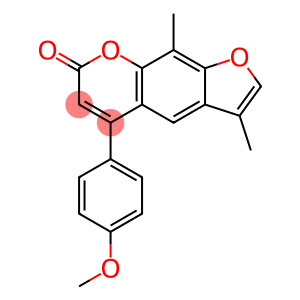 5-(4-methoxyphenyl)-3,9-dimethylfuro[3,2-g]chromen-7-one