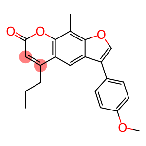 3-(4-methoxyphenyl)-9-methyl-5-propylfuro[3,2-g]chromen-7-one