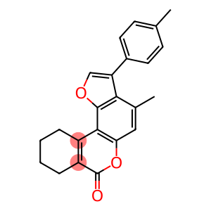 4-methyl-3-(4-methylphenyl)-8,9,10,11-tetrahydro-[1]benzofuro[6,7-c]isochromen-7-one