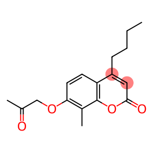 4-butyl-8-methyl-7-(2-oxopropoxy)chromen-2-one