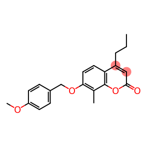 7-[(4-methoxyphenyl)methoxy]-8-methyl-4-propylchromen-2-one