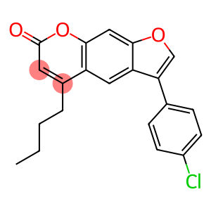 5-butyl-3-(4-chlorophenyl)furo[3,2-g]chromen-7-one