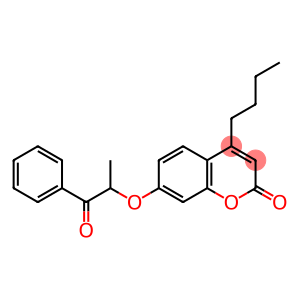 4-butyl-7-(1-oxo-1-phenylpropan-2-yl)oxychromen-2-one