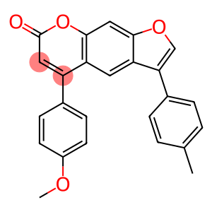 5-(4-methoxyphenyl)-3-(4-methylphenyl)furo[3,2-g]chromen-7-one