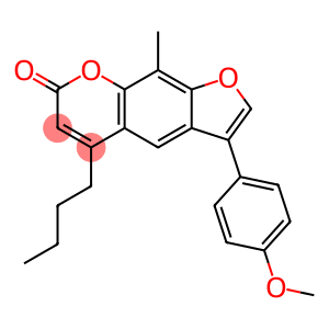 5-butyl-3-(4-methoxyphenyl)-9-methylfuro[3,2-g]chromen-7-one