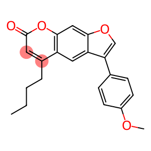 5-butyl-3-(4-methoxyphenyl)furo[3,2-g]chromen-7-one