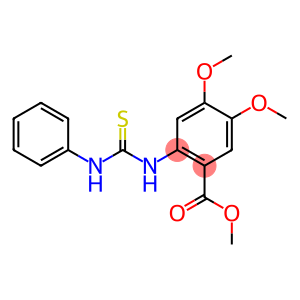 methyl 4,5-dimethoxy-2-(phenylcarbamothioylamino)benzoate