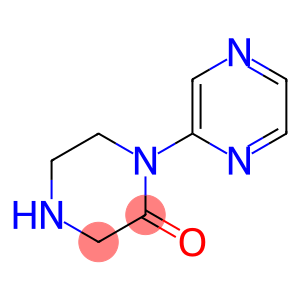 Piperazinone, 1-pyrazinyl- (9CI)