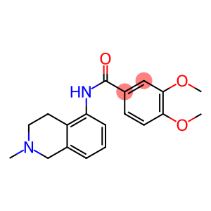 3,4-Dimethoxy-N-(1,2,3,4-tetrahydro-2-methylisoquinolin-5-yl)benzamide