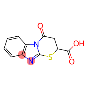 4-oxo-3,4-dihydro-2H-[1,3]thiazino[3,2-a]benzimidazole-2-carboxylic acid