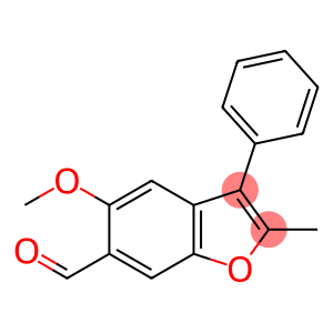 5-methoxy-2-methyl-3-phenyl-1-benzofuran-6-carbaldehyde(SALTDATA: FREE)