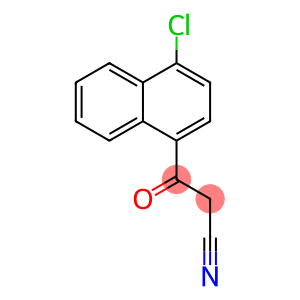 3-(4-CHLORO-1-NAPHTHYL)-3-OXOPROPANENITRILE