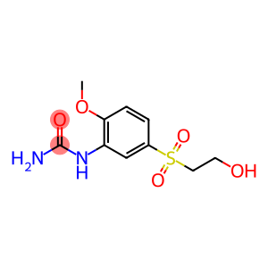 1-[2-Methoxy-5-(β-hydroxyethylsulfonyl)phenyl]urea