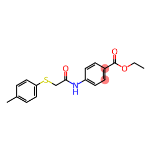 ethyl 4-({[(4-methylphenyl)sulfanyl]acetyl}amino)benzoate