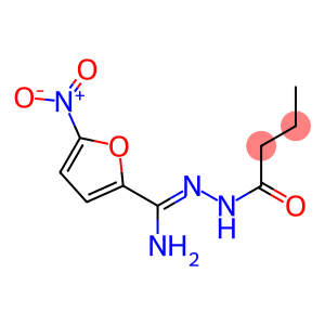 N(SUP.2)-BUTYROYL-5-NITRO-2-FUROHYDRAZIDEIMIDE