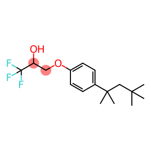 2-Propanol, 1,1,1-trifluoro-3-[4-(1,1,3,3-tetramethylbutyl)phenoxy]-
