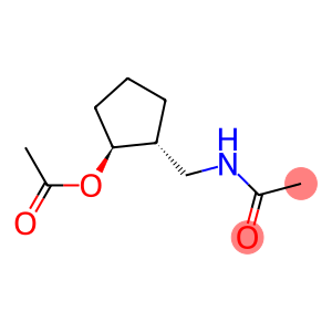 Acetamide, N-[[(1R,2S)-2-(acetyloxy)cyclopentyl]methyl]- (9CI)