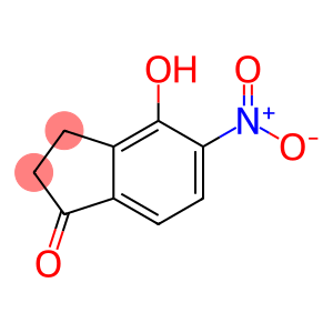 4-Hydroxy-5-nitro-2,3-dihydro-1H-inden-1-one