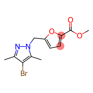 methyl 5-[(4-bromo-3,5-dimethyl-1H-pyrazol-1-yl)methyl]-2-furoate