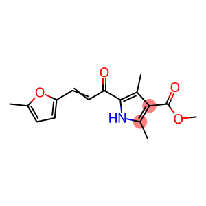 1H-Pyrrole-3-carboxylicacid,2,4-dimethyl-5-[3-(5-methyl-2-furanyl)-1-oxo-2-propenyl]-,methylester(9CI)