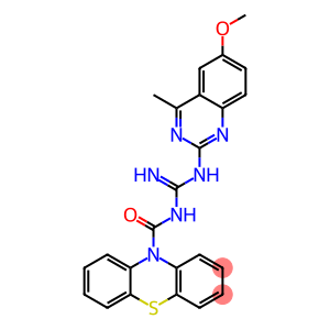 N-{(E)-amino[(6-methoxy-4-methylquinazolin-2-yl)amino]methylidene}-10H-phenothiazine-10-carboxamide