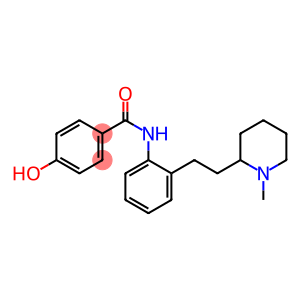 4-hydroxy-N-[2-[2-(1-methyl-2-piperidyl)ethyl]phenyl]benzamide