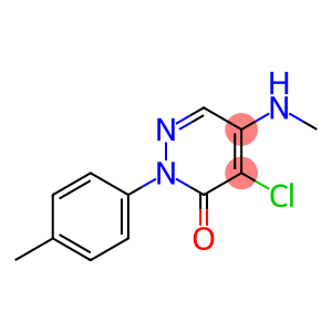 4-CHLORO-5-(METHYLAMINO)-2-(4-METHYLPHENYL)-3(2H)-PYRIDAZINONE