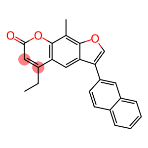 5-ethyl-9-methyl-3-naphthalen-2-ylfuro[3,2-g]chromen-7-one