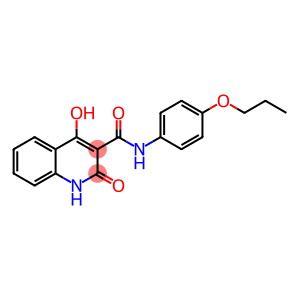 4-hydroxy-2-oxo-N-(4-propoxyphenyl)-1,2-dihydroquinoline-3-carboxamide