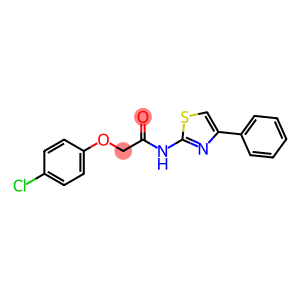 2-(4-chlorophenoxy)-N-(4-phenylthiazol-2-yl)acetamide