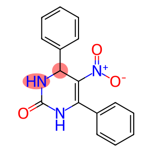 2(1H)-Pyrimidinone, 3,4-dihydro-5-nitro-4,6-diphenyl-