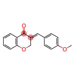 4H-1-Benzopyran-4-one, 2,3-dihydro-3-[(4-methoxyphenyl)methylene]-, (3E)-