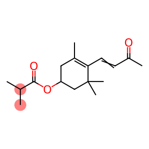 2-Methylpropanoic acid 3,5,5-trimethyl-4-(3-oxo-1-butenyl)-3-cyclohexen-1-yl ester