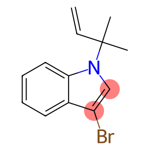 3-broMo-1-(2-Methylbut-3-en-2-yl)-1H-indole