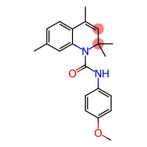 N-(4-methoxyphenyl)-2,2,4,7-tetramethyl-1(2H)-quinolinecarboxamide