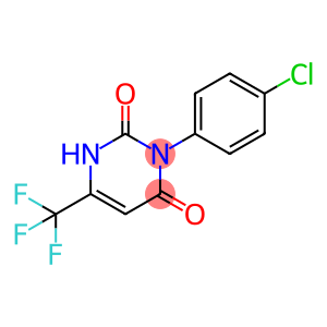 3-(4-CHLOROPHENYL)-6-(TRIFLUOROMETHYL)-2,4(1H,3H)-PYRIMIDINEDIONE