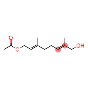 2,6-Octadiene-1,8-diol, 2,6-dimethyl-, 8-acetate, (2E,6E)-