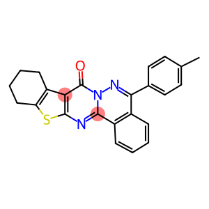 5-(4-methylphenyl)-9,10,11,12-tetrahydro-8H-[1]benzothieno[2',3':4,5]pyrimido[2,1-a]phthalazin-8-one