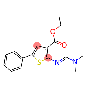 ethyl 2-{[(dimethylamino)methylene]amino}-5-phenyl-3-thiophenecarboxylate