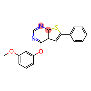 4-(3-methoxyphenoxy)-6-phenylthieno[2,3-d]pyrimidine