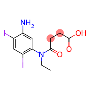 Butanoic acid, 4-[(5-amino-2,4-diiodophenyl)ethylamino]-4-oxo-