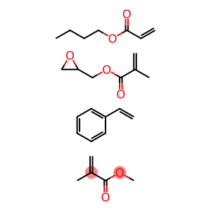 2-Propenoic acid, 2-methyl-, methyl ester, polymer with butyl 2-propenoate, ethenylbenzene and oxiranylmethyl 2-methyl-2-propenoate